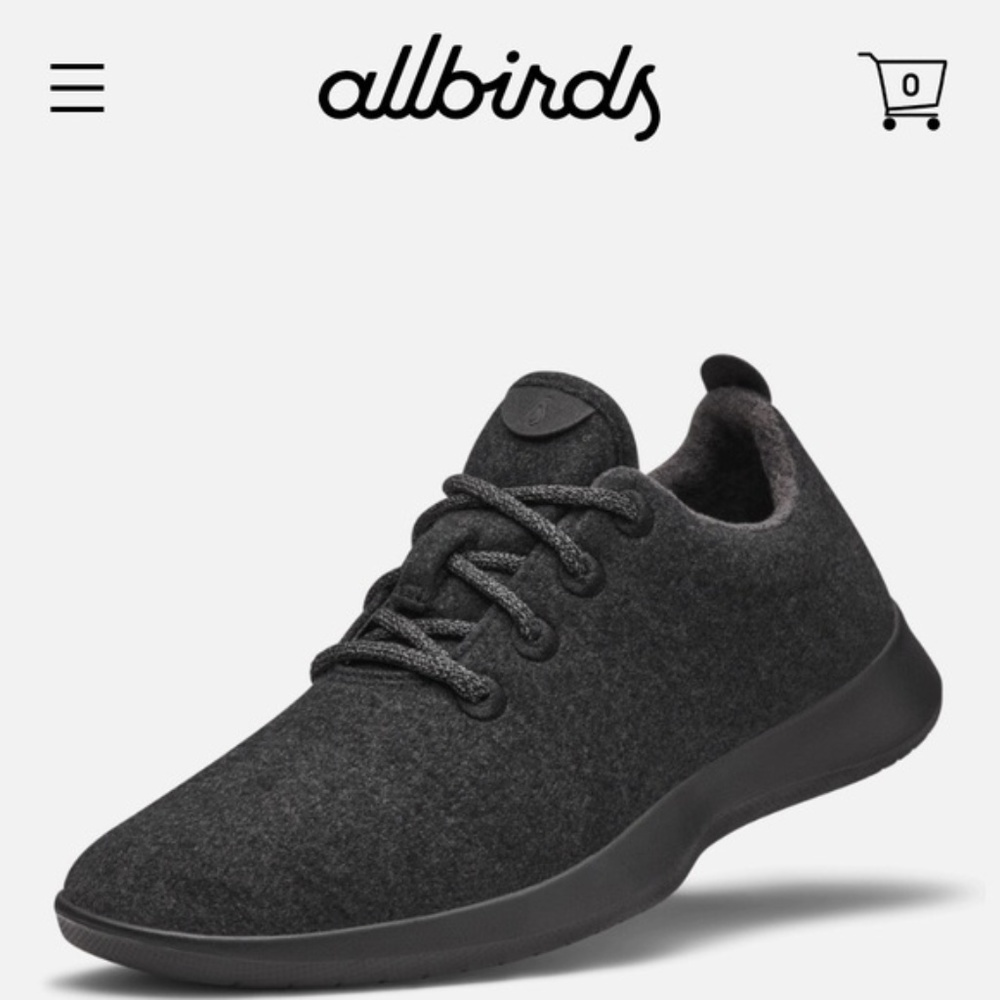 Allbird Wool Runner Black